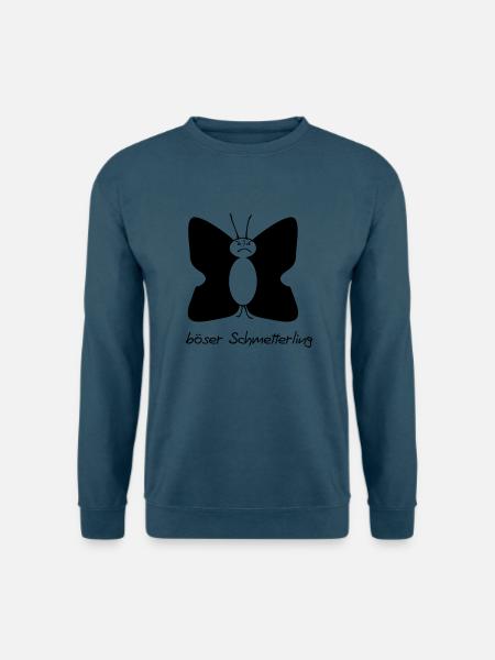 böser Schmetterling - Unisex Pullover - Indigoblau