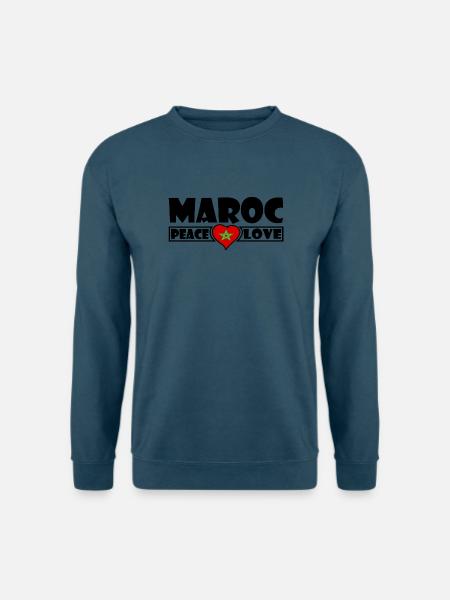 Marokko - Unisex Pullover - Indigoblau