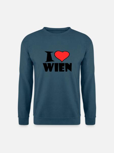 I love wien - Unisex Pullover - Indigoblau