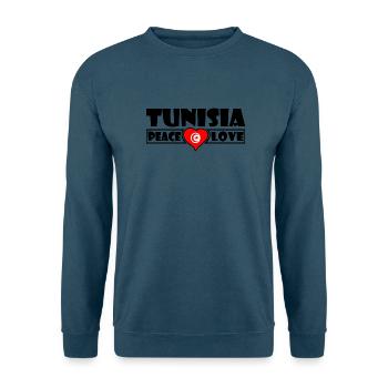 Tunesien - Unisex Pullover - Indigoblau - Vorne