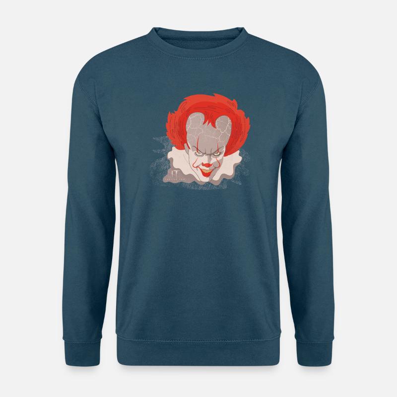 IT – Iconic Pennywise Design - Unisex Sweatshirt - indigo blue
