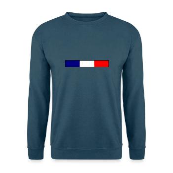 Frankreich Flagge - Unisex Pullover - Indigoblau - Vorne