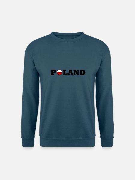Poland / Polen - Unisex Pullover - Indigoblau
