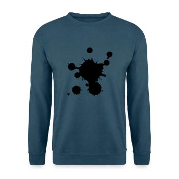 splash - Unisex Pullover - Indigoblau - Vorne