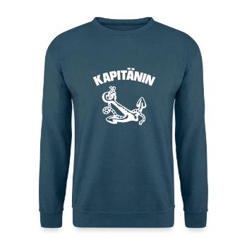 KAPITÄNIN ANKER - Unisex Pullover - Indigoblau - Vorne
