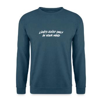 Limits - Unisex Pullover - Indigoblau - Vorne