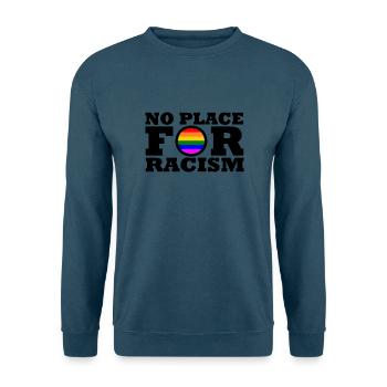 Kein platz für rassismus - Unisex Pullover - Indigoblau - Vorne