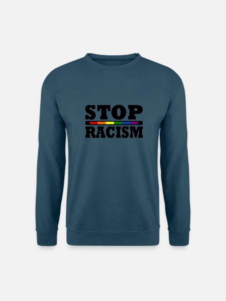 Stop Rassismus - Unisex Pullover - Indigoblau