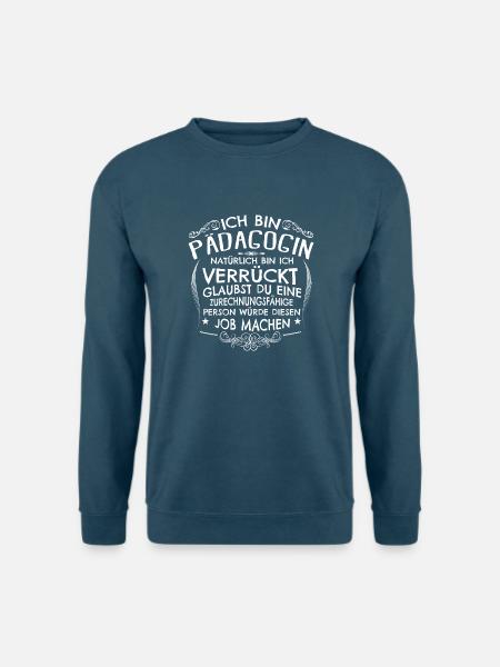 Verrückte Pädagogin - Unisex Pullover - Indigoblau