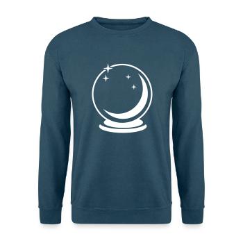 Glaskugel - Unisex Pullover - Indigoblau - Vorne