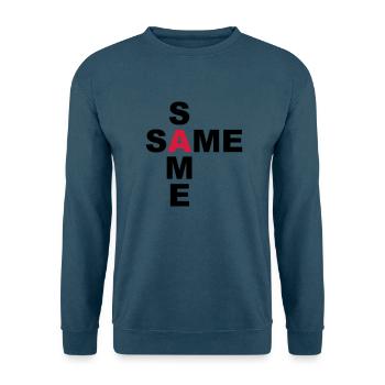SAME SAME but different - Unisex Pullover - Indigoblau - Vorne