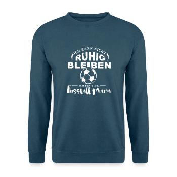 Fussball Mama - Unisex Pullover - Indigoblau - Vorne