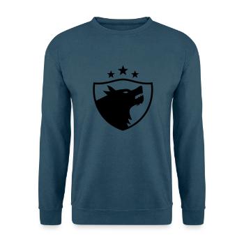 Wolf - Unisex Pullover - Indigoblau - Vorne