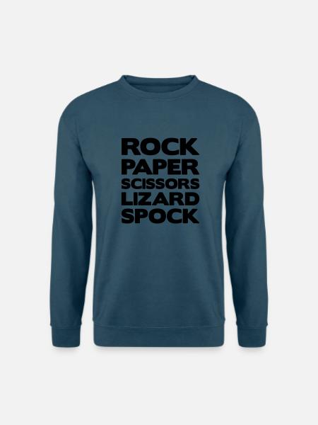 RockPaper - Unisex Pullover - Indigoblau