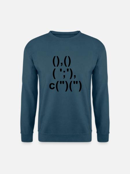 Hase - Unisex Pullover - Indigoblau