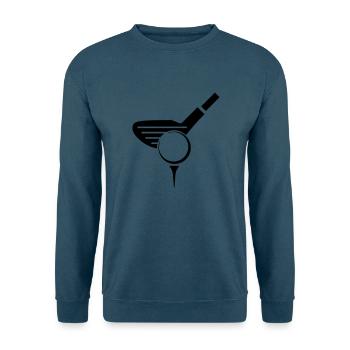 Golf - Golfball - Unisex Pullover - Indigoblau - Vorne