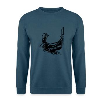Venedig Gondel - Unisex Pullover - Indigoblau - Vorne
