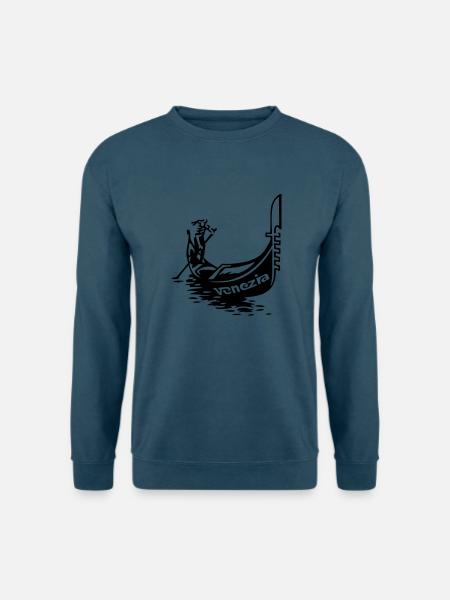 Venedig Gondel - Unisex Pullover - Indigoblau