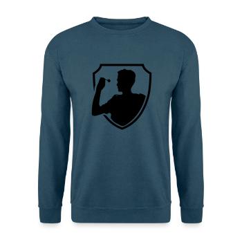 Darts Spieler - Unisex Pullover - Indigoblau - Vorne