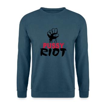 pussy riot - Unisex Pullover - Indigoblau - Vorne