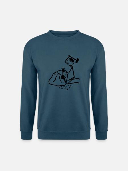 Bildhauer Steinmetz - Unisex Pullover - Indigoblau