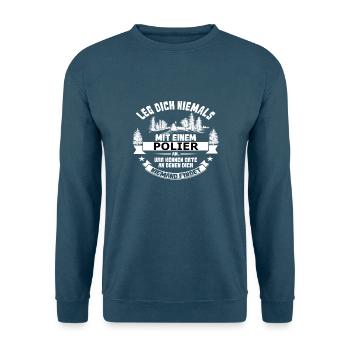 polier - Unisex Pullover - Indigoblau - Vorne