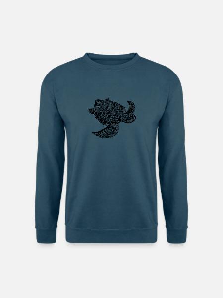 Schildkröte - Unisex Pullover - Indigoblau