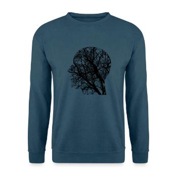 Tree Head - Unisex Pullover - Indigoblau - Vorne