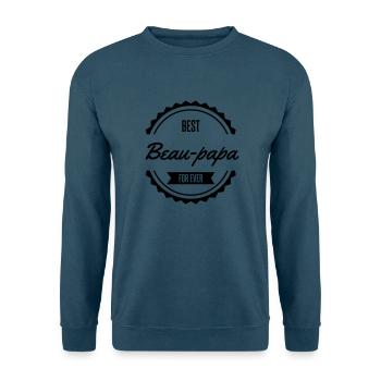 best beau papa - Unisex Pullover - Indigoblau - Vorne