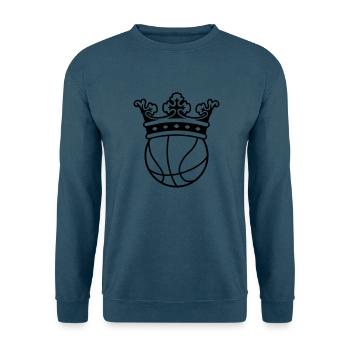 Basketball crown - Unisex Pullover - Indigoblau - Vorne