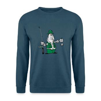 angeln witzig pech - Unisex Pullover - Indigoblau - Vorne