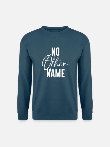 Christliche Sprüche - Unisex Pullover - Indigoblau