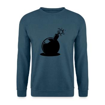Bombe - Unisex Pullover - Indigoblau - Vorne