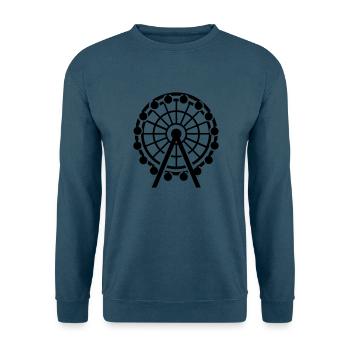 Riesenrad - Unisex Pullover - Indigoblau - Vorne