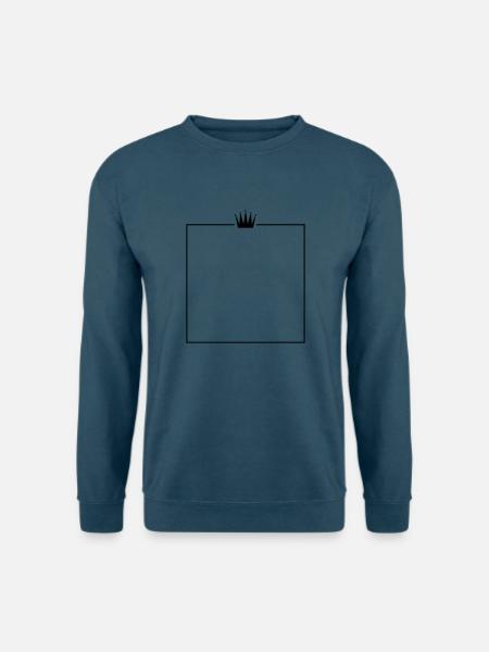 rahmen krone - Unisex Pullover - Indigoblau