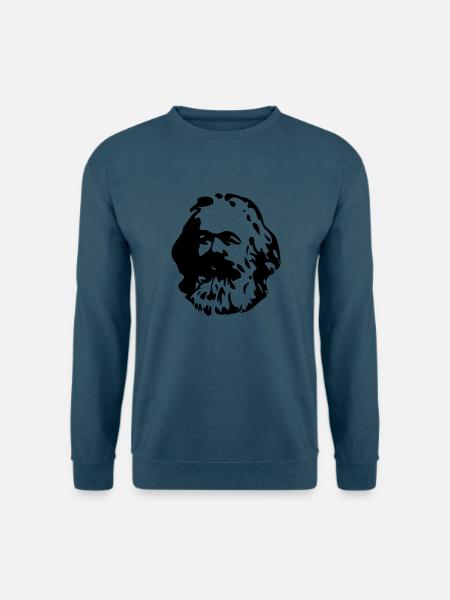 Karl Marx - Unisex Pullover - Indigoblau