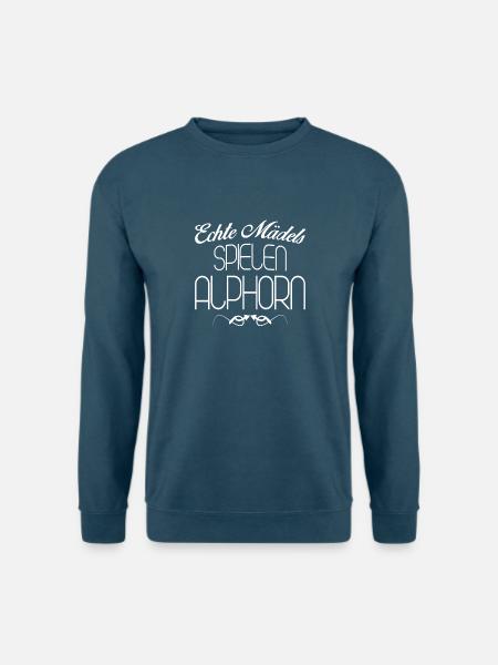 ALPHORN MÄDELS - Unisex Pullover - Indigoblau