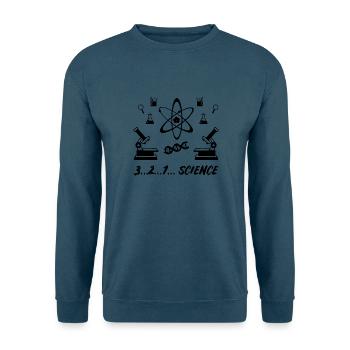 Nerd Science Wissenschaft Lustige - Unisex Pullover - Indigoblau - Vorne