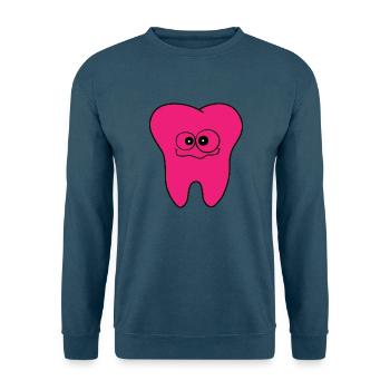 Zahnarztpraxis Logo Zahn - Unisex Pullover - Indigoblau - Vorne