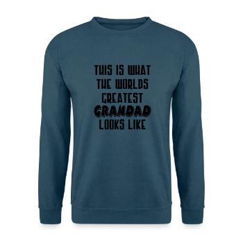 Worlds Greatest Opa - Unisex Pullover - Indigoblau - Vorne