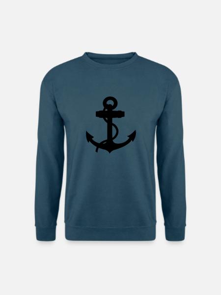 boat anchor - Unisex Pullover - Indigoblau