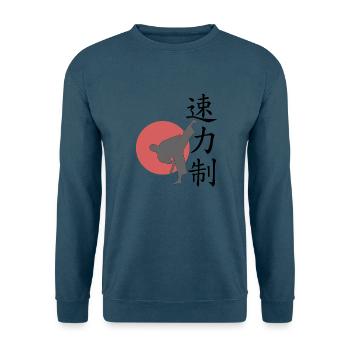 Speed Power Control WHITE BACKG - Unisex Pullover - Indigoblau - Vorne