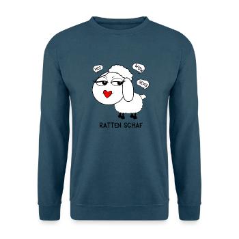 Ratten Schaf - Unisex Pullover - Indigoblau - Vorne