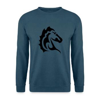 Stammes-Pferdekopf 1 - Unisex Pullover - Indigoblau - Vorne