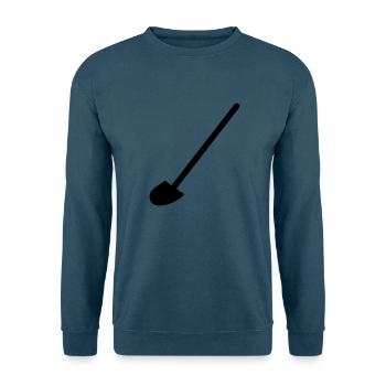 Schaufel - Unisex Pullover - Indigoblau - Vorne