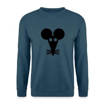 Ratte - Unisex Pullover - Indigoblau - Vorne