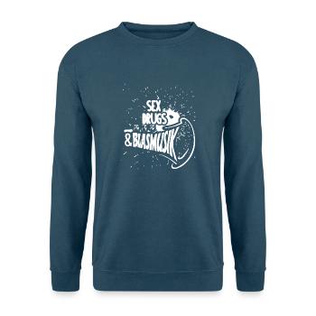 Sex Drugs Blasmusik - Unisex Pullover - Indigoblau - Vorne