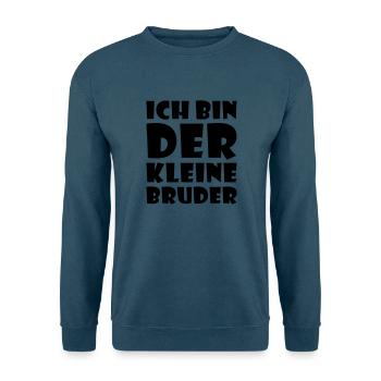 Der kleine Bruder - Unisex Pullover - Indigoblau - Vorne