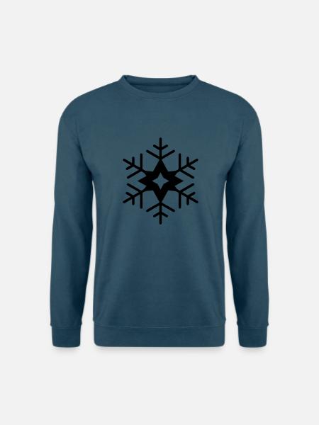 snowflake icon - Unisex Pullover - Indigoblau