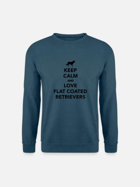 Flat Coated Retriever - Unisex Pullover - Indigoblau